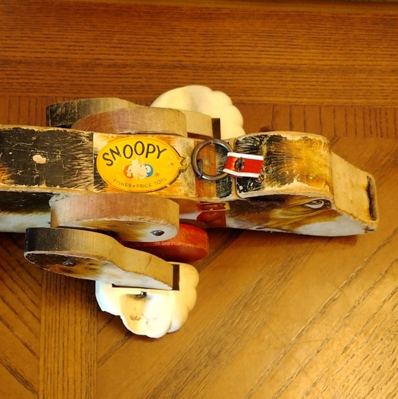 Vintage Fisher Price Snoopy Pull Toy Dog #181 - Picture 4 of 10